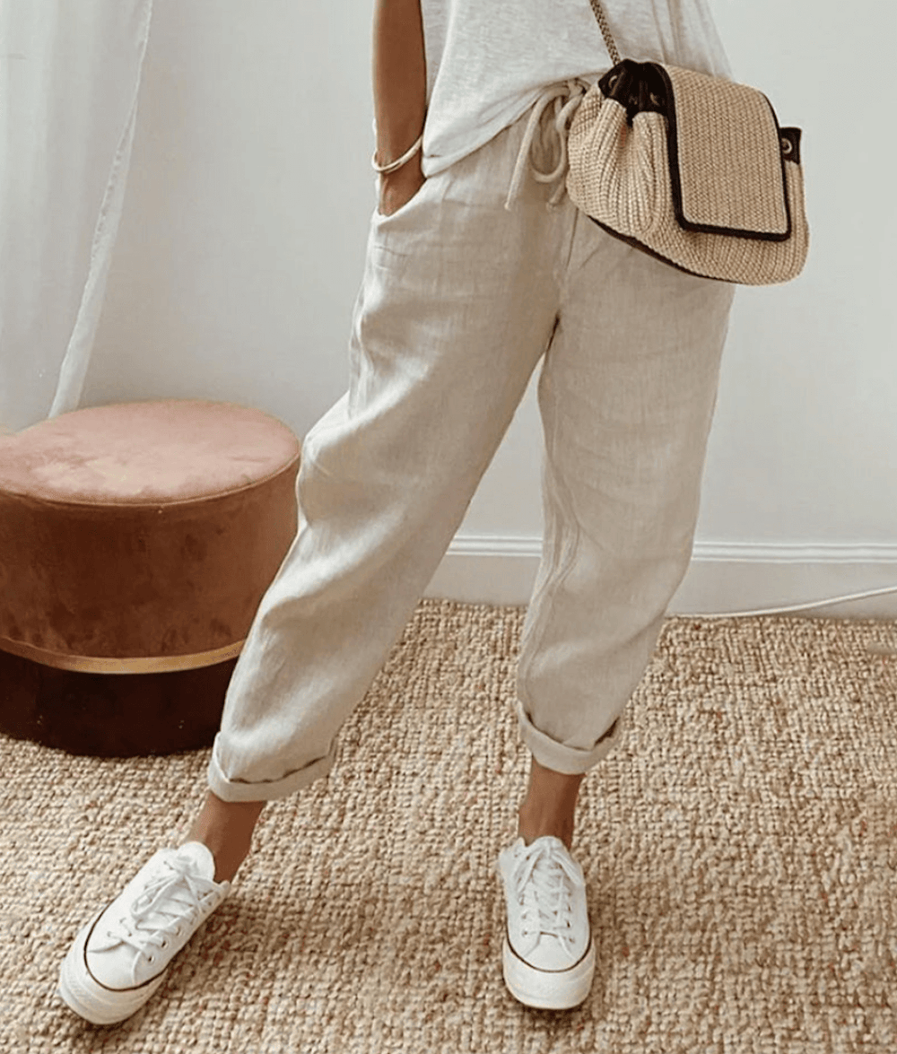 Luxa Mode | Elegant Cotton-Linen Pants - Luxa Mode