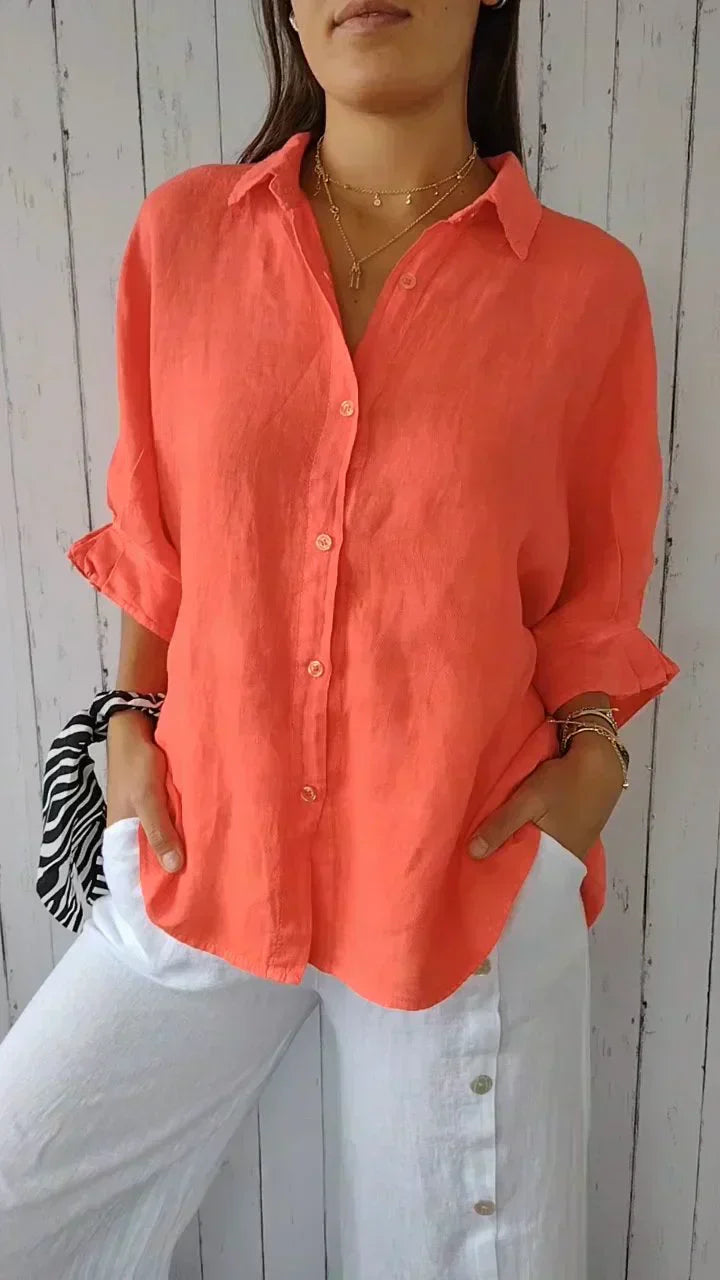 Vivelle™ - Casual Button-Up Top